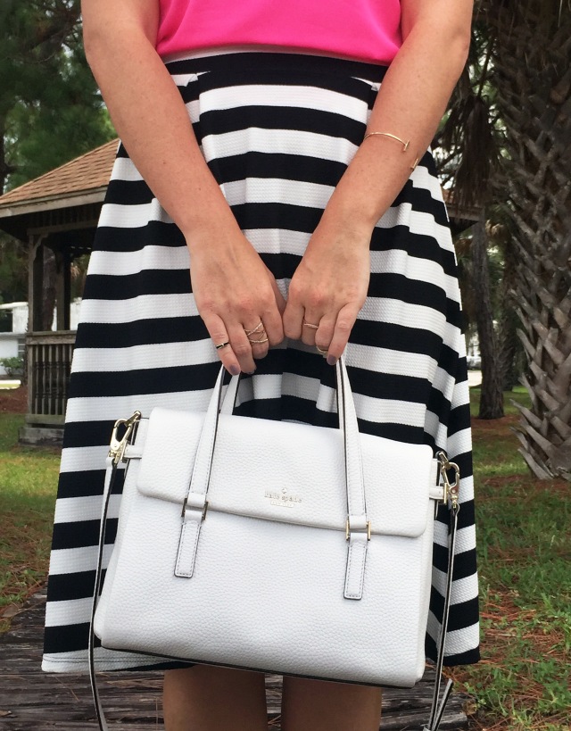 11 pink black and white stripes | three wishes style